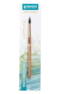 Pensulă rotundă de călătorie pentru acuarelă PRINCETON Neptune veveriță sintetică – 8
