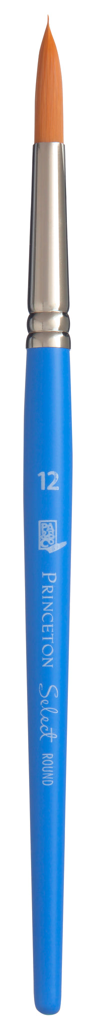 Pensulă sintetică rotundă universală cu mâner scurt PRINCETON Select – 12