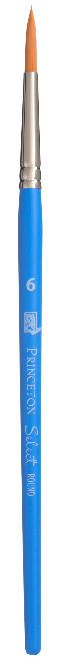 Pensulă sintetică rotundă universală cu mâner scurt PRINCETON Select – 6