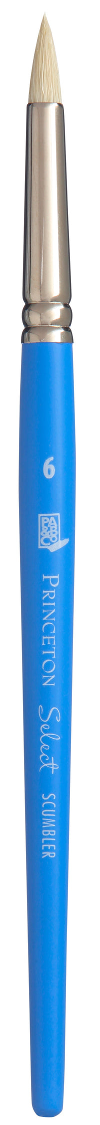Pensulă universală PRINCETON Select Round Scumbler cu păr natural de porc – 6