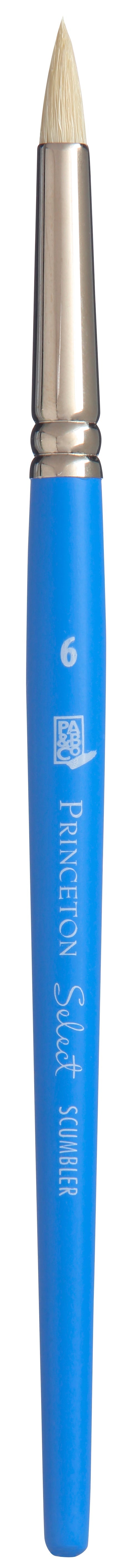 Pensulă artistică rotundă PRINCETON Select Round Scumbler cu peri naturali – 6
