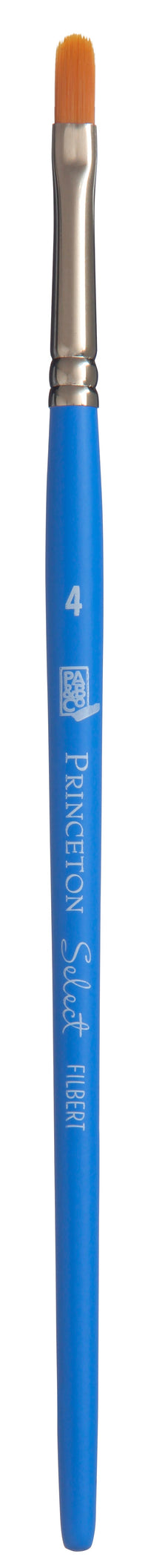 Pensulă sintetică PRINCETON Select filbert cu mâner scurt – 4