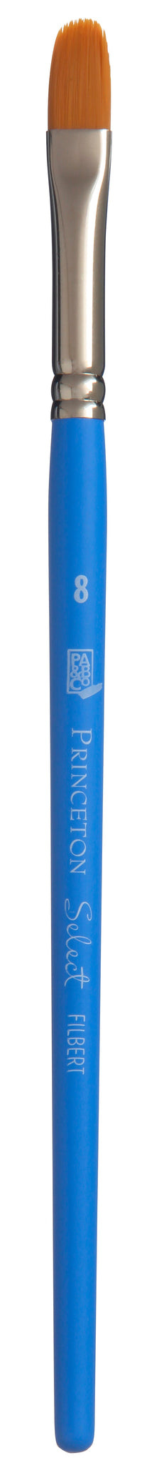 Pensulă sintetică PRINCETON Select filbert cu mâner scurt – 8