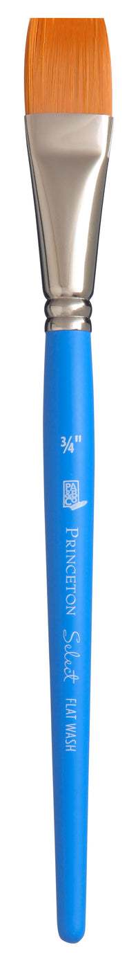 Pensulă plată universală PRINCETON Select Flat Wash cu mâner scurt