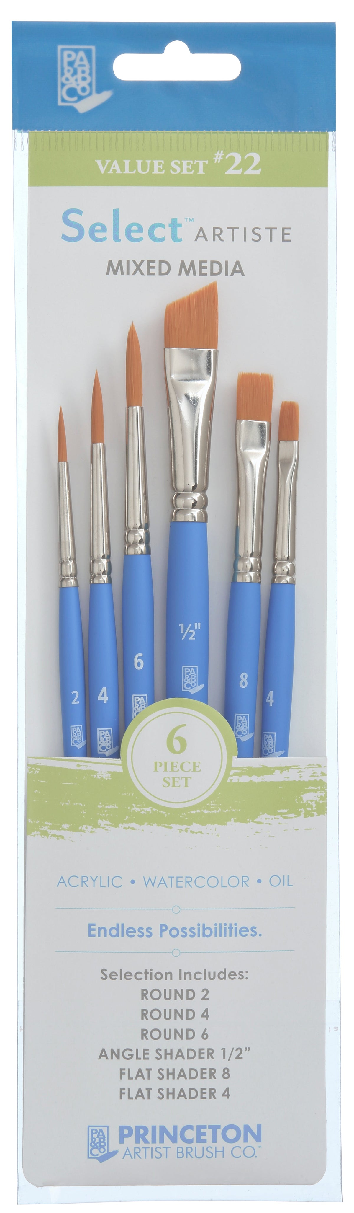 Set de pensule universale PRINCETON Select – 6 buc