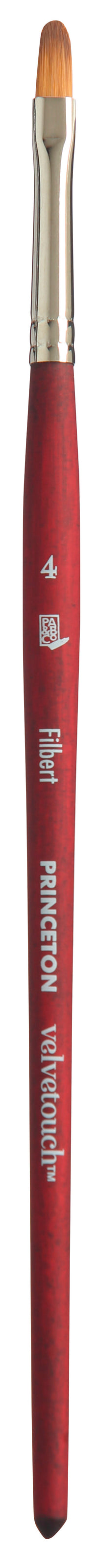 Pensulă universală PRINCETON Velvetouch Filbert cu mâner scurt – 4