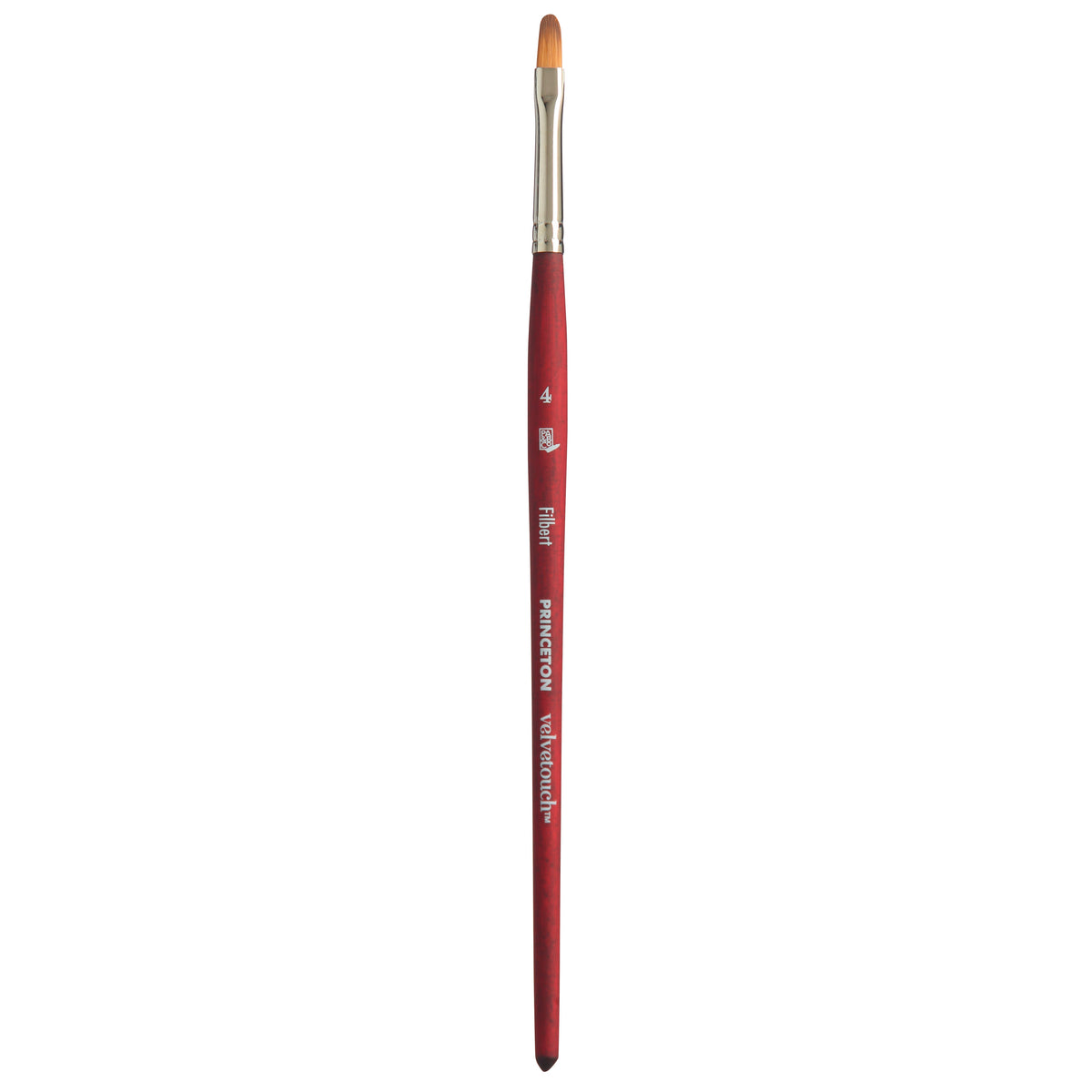 Pensulă universală PRINCETON Velvetouch Filbert cu mâner scurt – 4