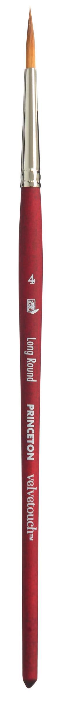 Pensulă universală rotundă PRINCETON Velvetouch Long Round cu mâner scurt – 4