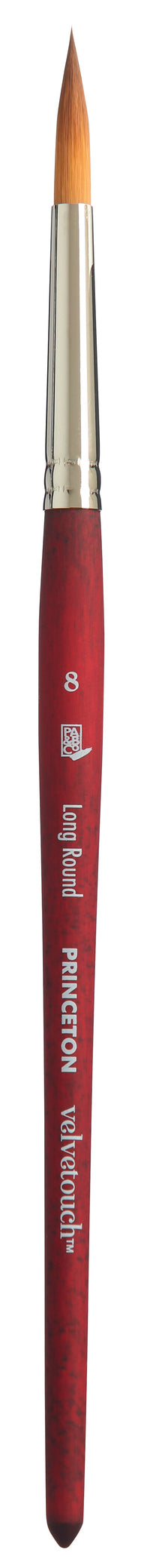 Pensulă universală rotundă PRINCETON Velvetouch Long Round cu mâner scurt – 8