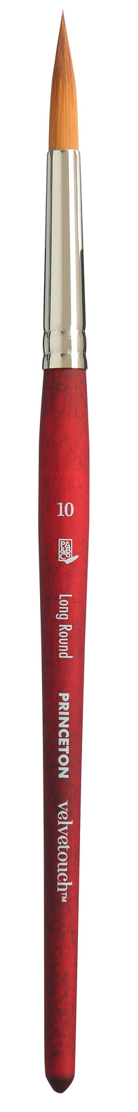 Pensulă universală rotundă PRINCETON Velvetouch Long Round cu mâner scurt – 10