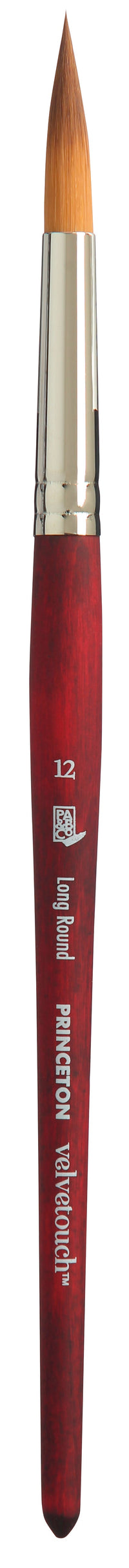 Pensulă universală rotundă PRINCETON Velvetouch Long Round cu mâner scurt – 12