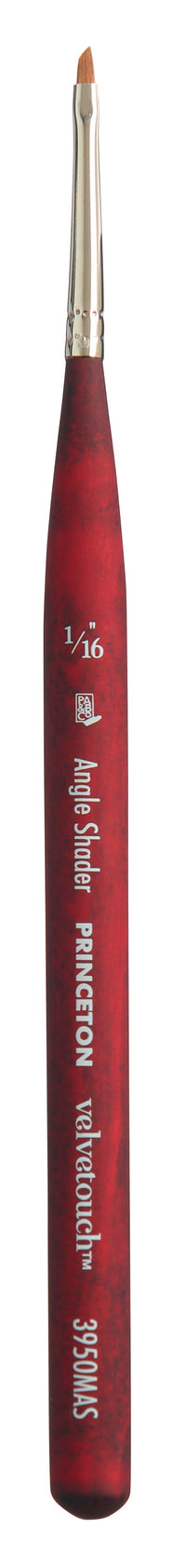 Pensulă teșită PRINCETON Velvetouch Angle Shader mini 2 mm