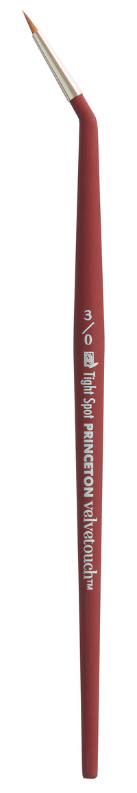 Pensulă universală PRINCETON Velvetouch Angled Spotter mărimea 3/0