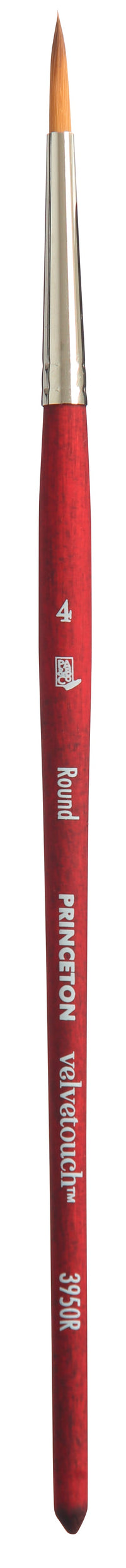 Pensulă rotundă universală PRINCETON Velvetouch cu mâner scurt – 4