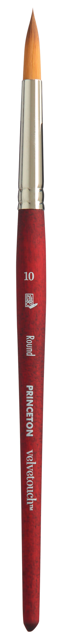 Pensulă rotundă universală PRINCETON Velvetouch cu mâner scurt – 10