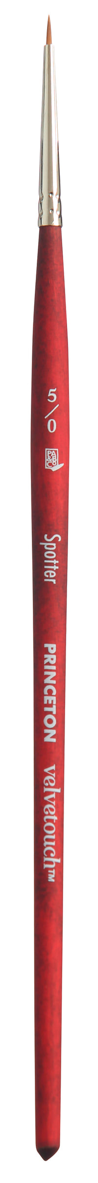 Pensulă universală pentru detalii PRINCETON Velvetouch Spotter cu mâner scurt – 5/0