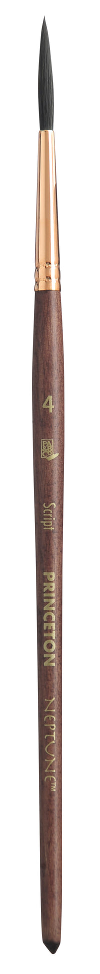 Pensulă pentru acuarelă PRINCETON Neptune Script Liner cu mâner scurt – 4