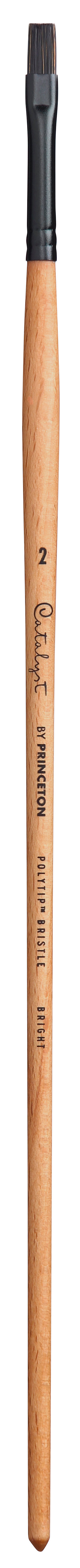 Pensulă lată scurtă Bright cu mâner lung PRINCETON Catalyst Polytip – 2