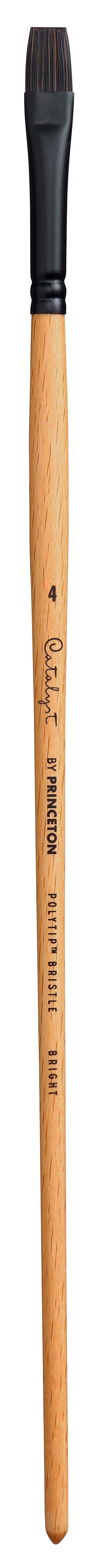 Pensulă lată scurtă Bright cu mâner lung PRINCETON Catalyst Polytip – 4