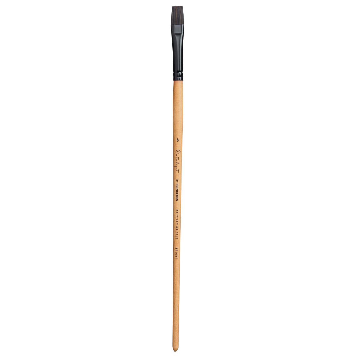 Pensulă lată scurtă Bright cu mâner lung PRINCETON Catalyst Polytip – 6