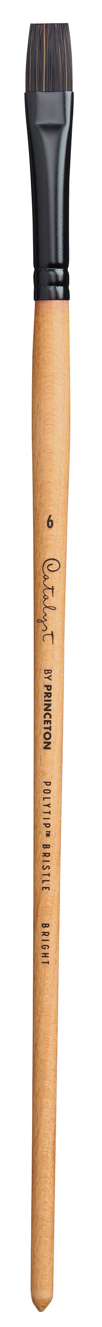 Pensulă lată scurtă Bright cu mâner lung PRINCETON Catalyst Polytip – 6