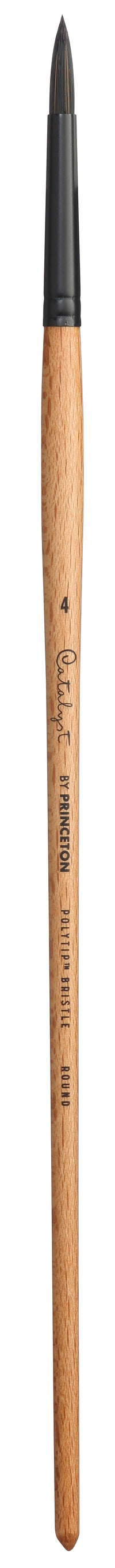 Pensulă rotundă PRINCETON Catalyst Polytip cu mâner lung – 4