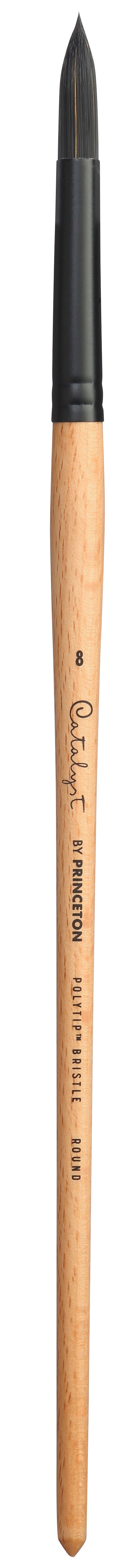 Pensulă rotundă PRINCETON Catalyst Polytip cu mâner lung – 8