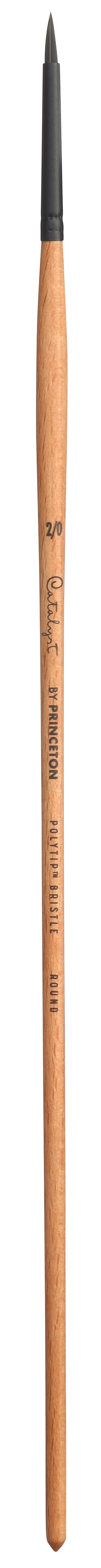 Pensulă rotundă PRINCETON Catalyst Polytip cu mâner lung – 2/0