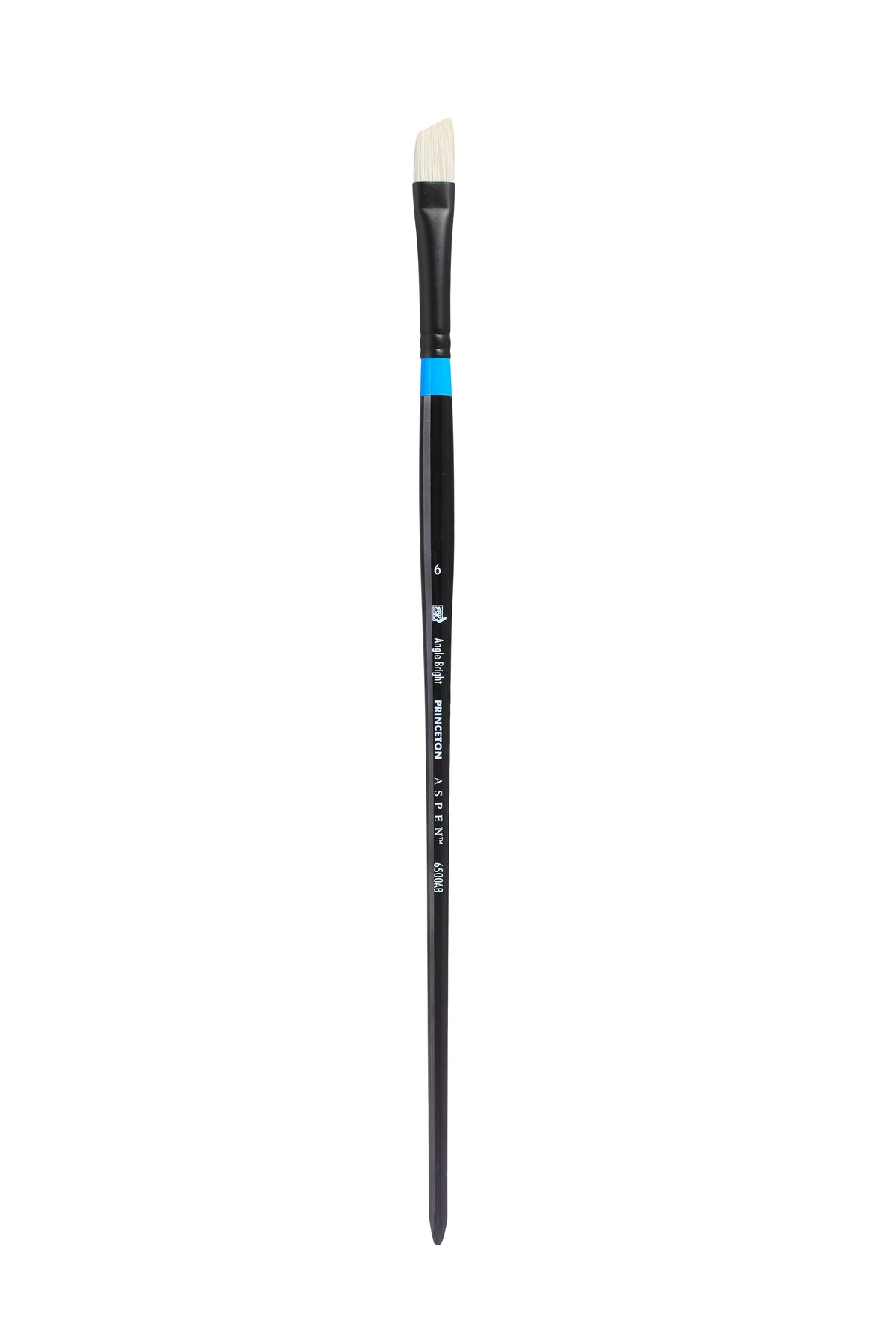 Pensulă unghiulară pentru pictură PRINCETON Aspen Angle Bright cu mâner lung – 6