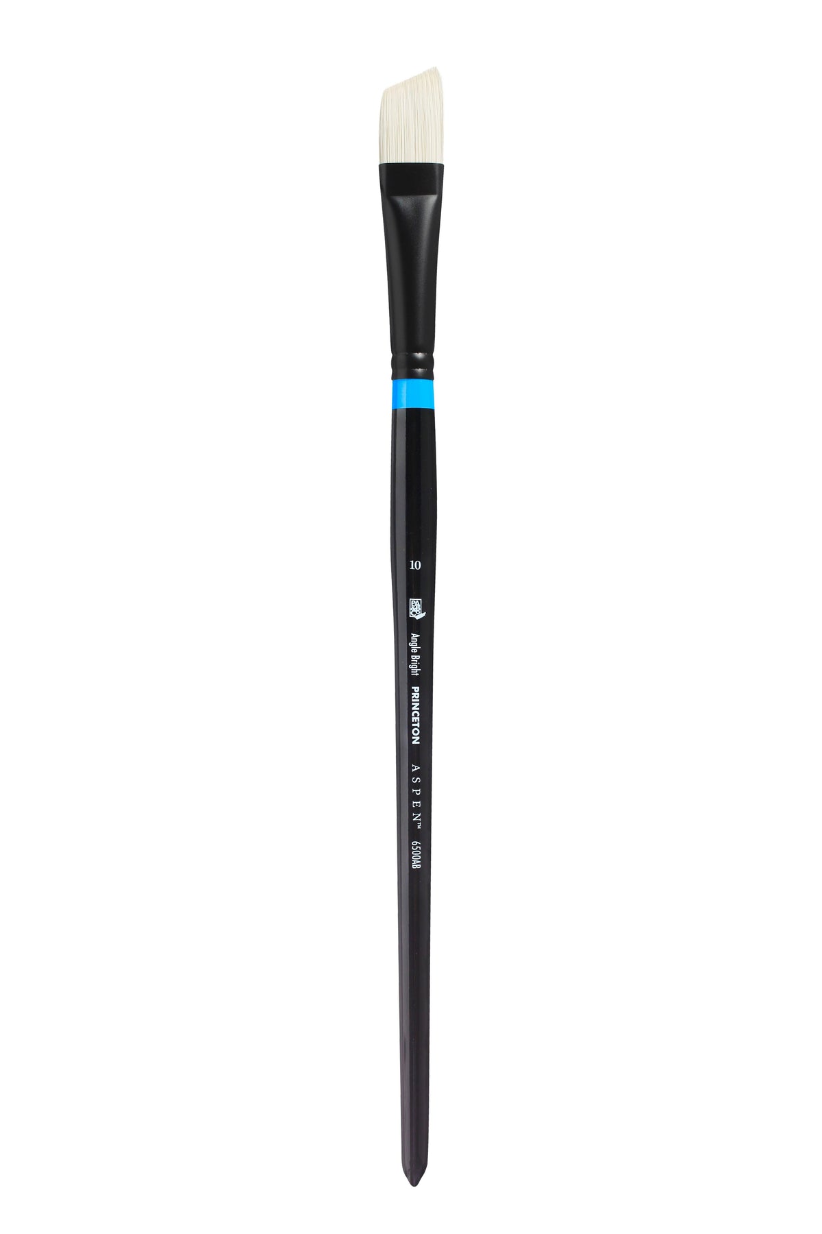 Pensulă unghiulară pentru pictură PRINCETON Aspen Angle Bright cu mâner lung – 10