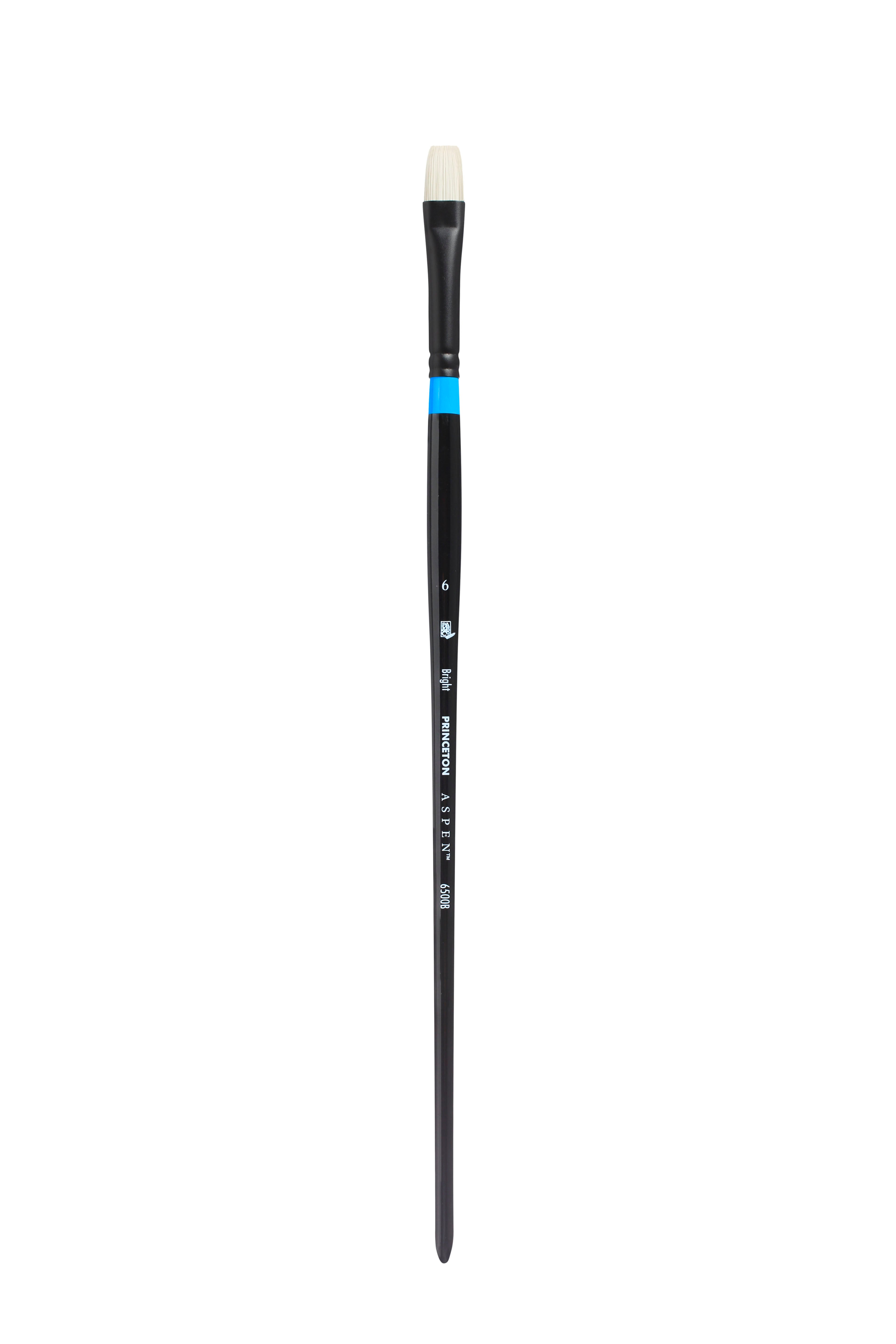 Pensulă PRINCETON Aspen Bright cu peri sintetici și mâner lung – 6