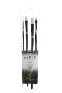 Set de pensule PRINCETON Aspen pentru acrilic și ulei 4 buc