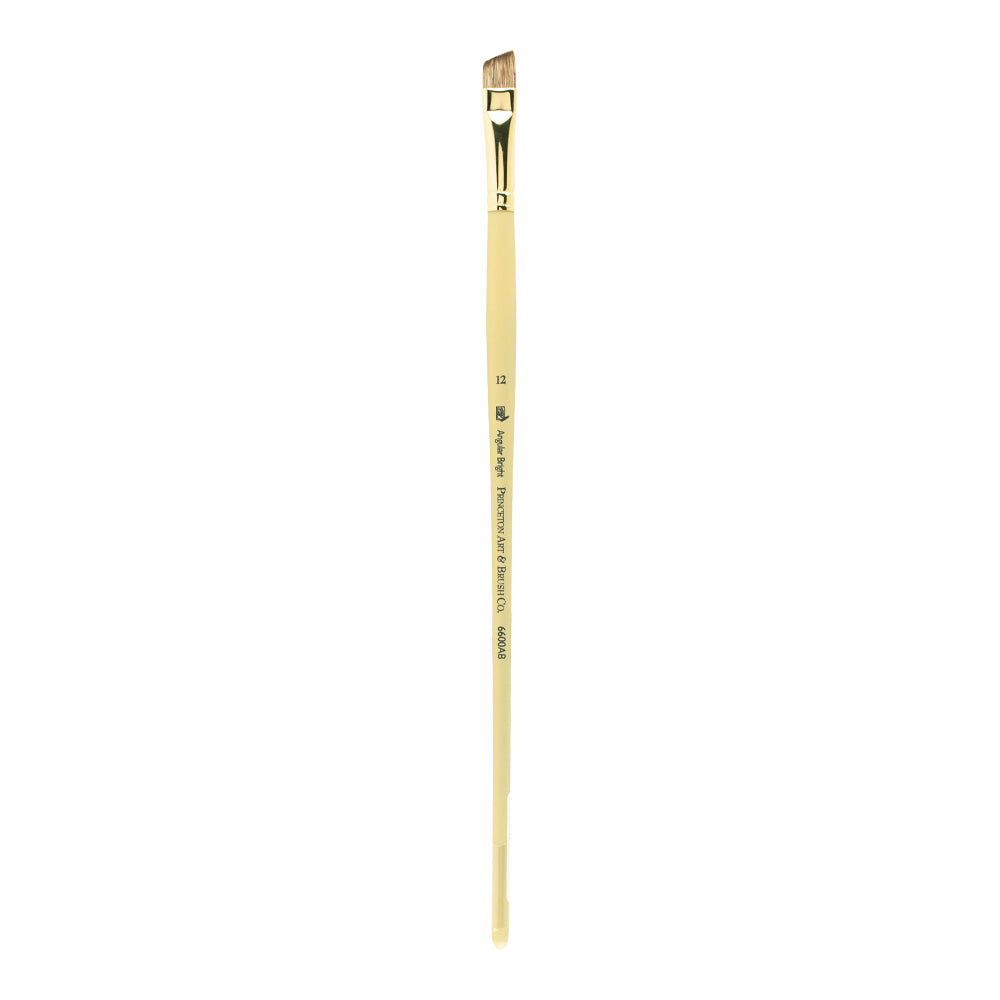 Pensulă PRINCETON Imperial Angle Bright cu mâner lung – 12