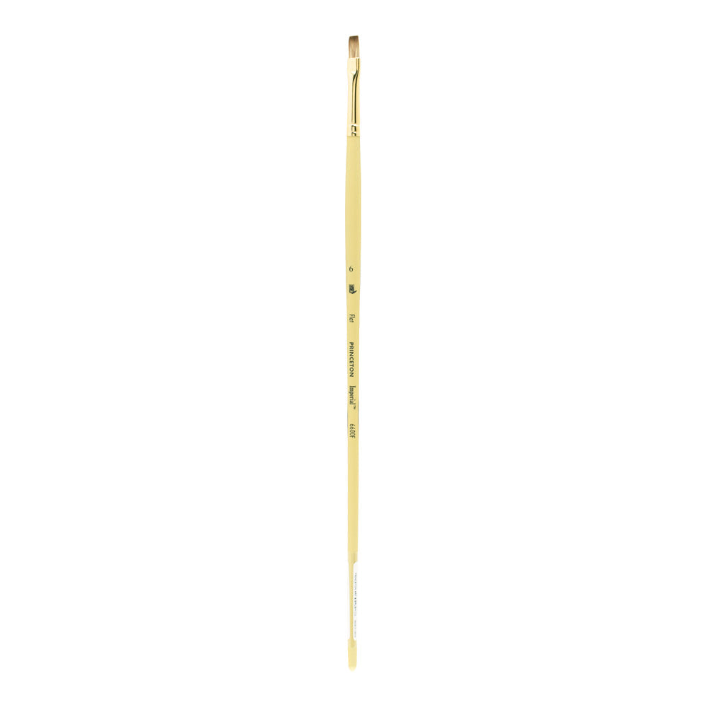 Pensulă plată pentru ulei PRINCETON Imperial Synthetic Mongoose cu mâner lung – 6