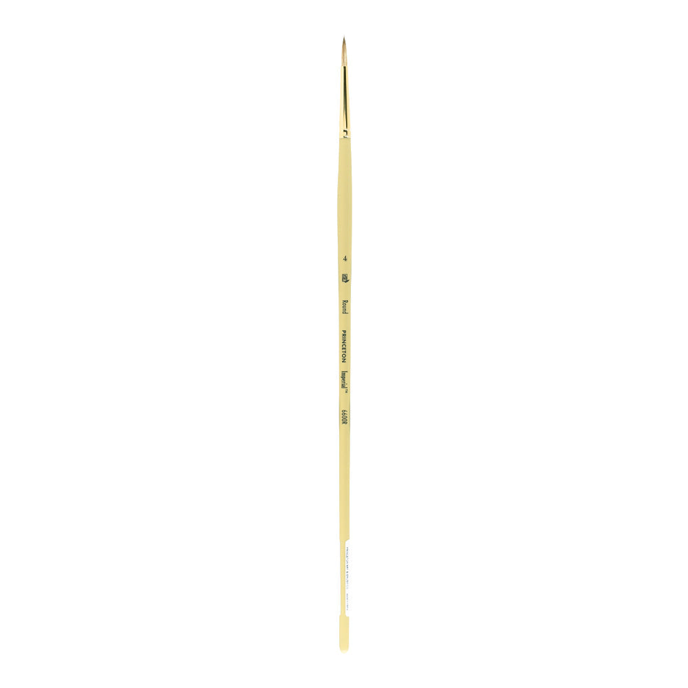 Pensulă rotundă pentru pictură în ulei PRINCETON Imperial sintetic mongoose cu mâner lung – 4