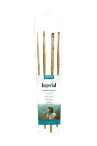 PRINCETON Imperial set pensule pentru ulei și acrilic sintetic Mongoose 4 buc