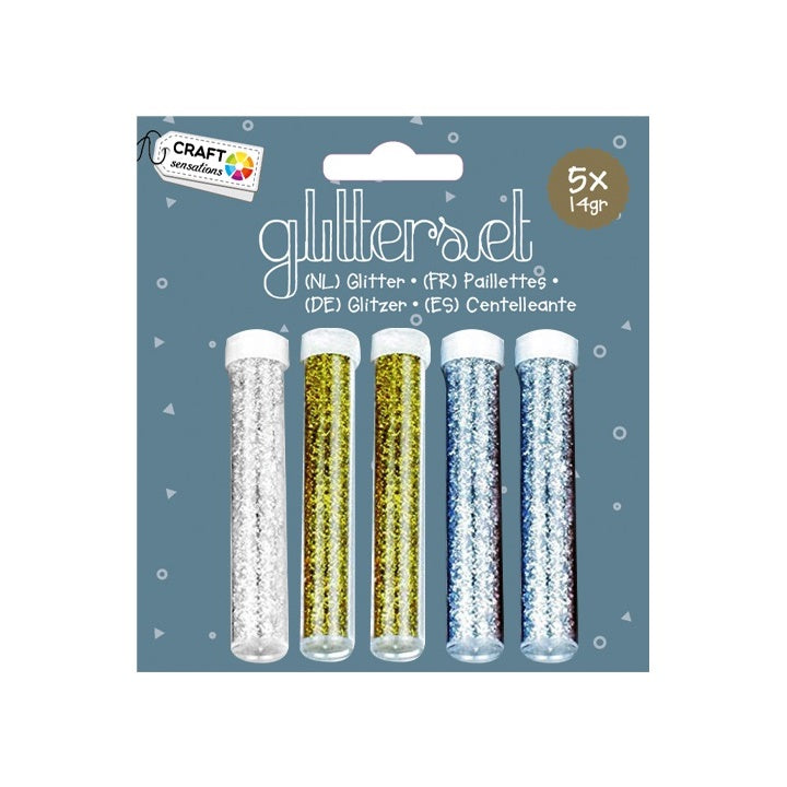pulberi cu sclipici craft sensations 5 x 5 gr ro rmscr0926ge