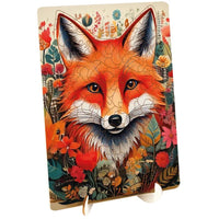 puzzle din lemn vulpe 130 de piese cu forme unice de la moxy