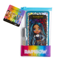 rainbow high caiet in forma de telefon cu pix ro gms90 0017