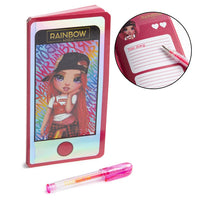 rainbow high caiet in forma de telefon cu pix ro gms90 0017