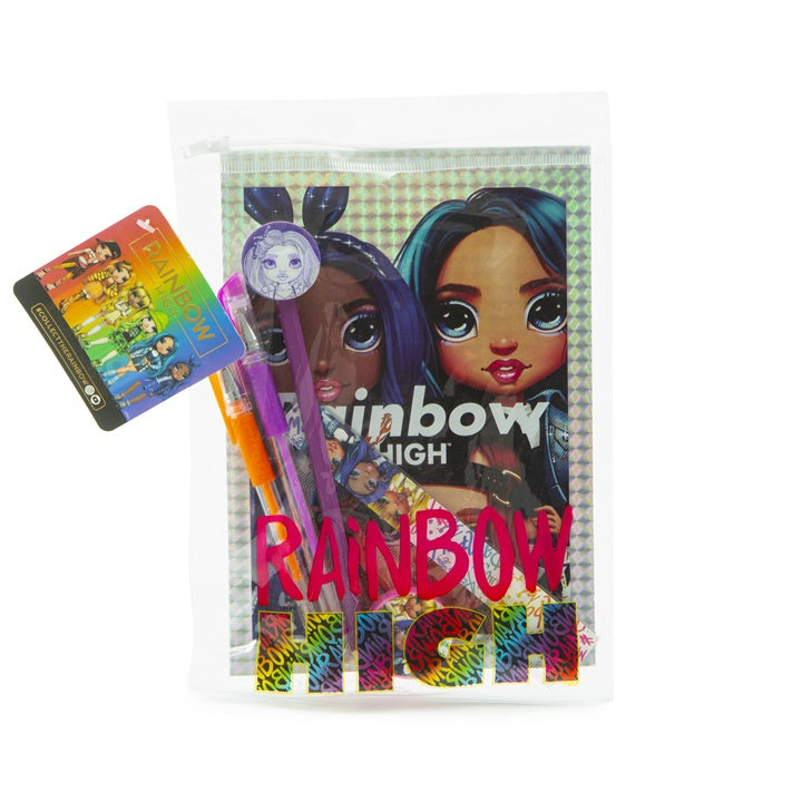 rainbow high notebook holografic cu papetarie ro gms90 0018