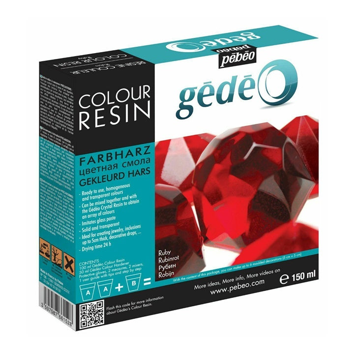 rasina cristal colorata pebeo gedeo 150 ml ro pbo766core