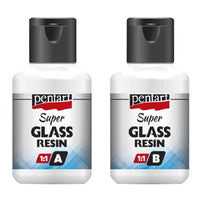 rasina pura super glass pentart 1 1 2 x 40 ml ro pnt40053
