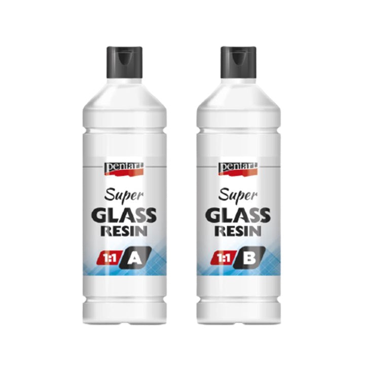 rasina pura super glass pentart 1 1 250 ml ro pnt40055