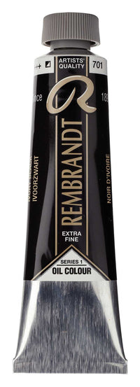 Culoare uleioasă Rembrandt 40 ml – Ivory Black