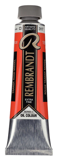 Culoare uleioasă Rembrandt 40 ml – Transparent Red Medium