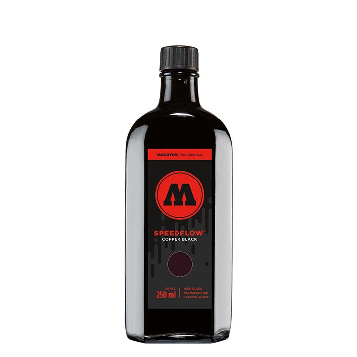 rezerva speedflow cocktail molotow shiny black 250 ml ro mtw691767