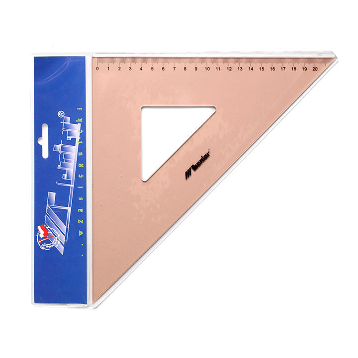 rigla triunghiulara profesionala leniar 45 st 32 cm ro len10009