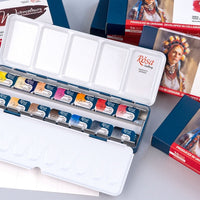 rosa gallery portret set acuarela 14x2 5 ml ro rsk340214