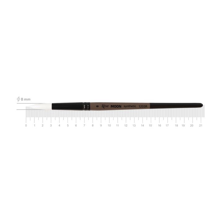 rosa moon 1203r perie rotunda sintetica ro rsk1203r